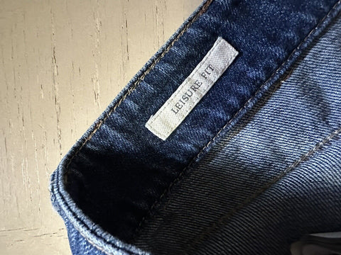 NWT $850 Brunello Cucinelli Men Washed Denim Jeans Pants Blue 34 US/50 Eu Italy