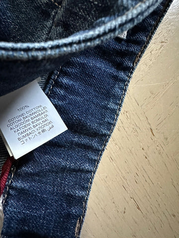 NWT $850 Brunello Cucinelli Men Washed Denim Jeans Pants Blue 34 US/50 Eu Italy