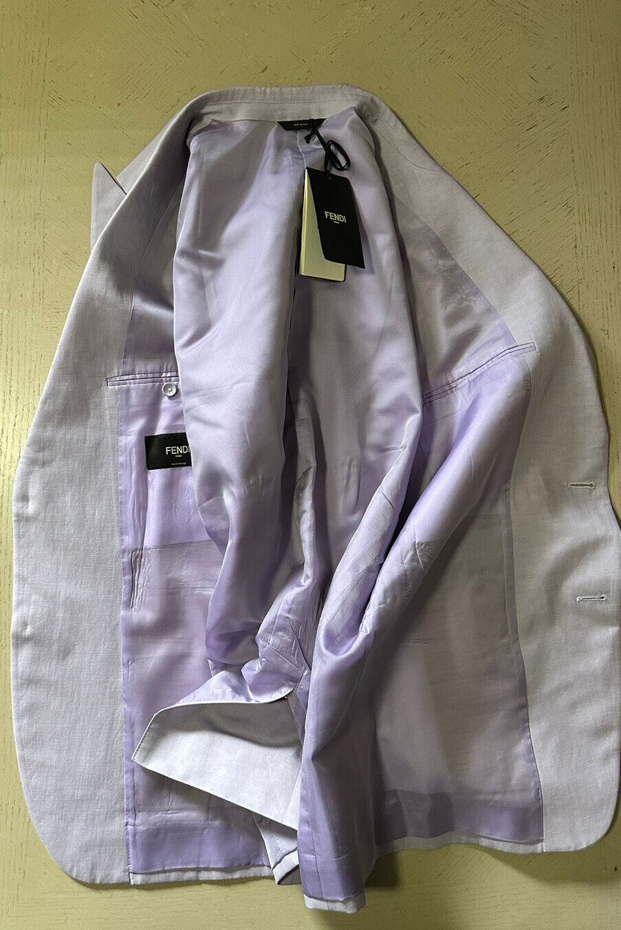 NWT $3280 Fendi Mens Sport Coat Blazer Mid Pink 40R US/50R Eu Italy