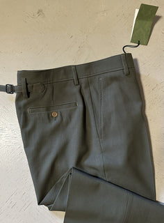 NWT $1200 Gucci Men’s Dress Pants Green 32 US ( 48 Eu ) Italy
