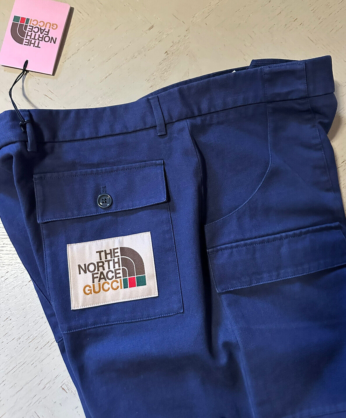 NWT $1380 Gucci Men’s Pants Blue 34 US ( 50 Eu ) Italy