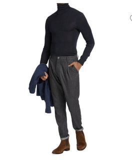 NWT 1195 долларов США Brunello Cucinelli Мужские шерстяные джинсовые брюки DK Серые 34 США/50 ЕС Италия