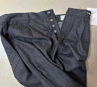 NWT 1195 долларов США Brunello Cucinelli Мужские шерстяные джинсовые брюки DK Серые 34 США/50 ЕС Италия