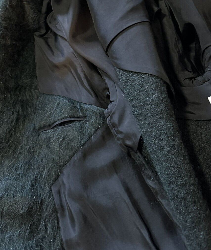 New $5350 Bottega Veneta Men’s Alpaca Coat Overcoat Green 42 US/52 Eu Italy