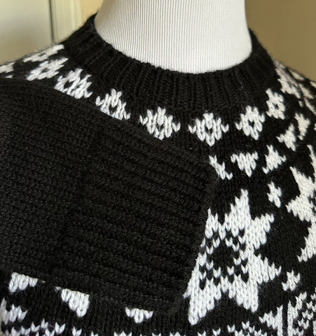 Neu mit Etikett: 1.650 $ Ralph Lauren Purple Label Herren-Kaschmirpullover mit Rundhalsausschnitt, Schwarz, XL, Italien