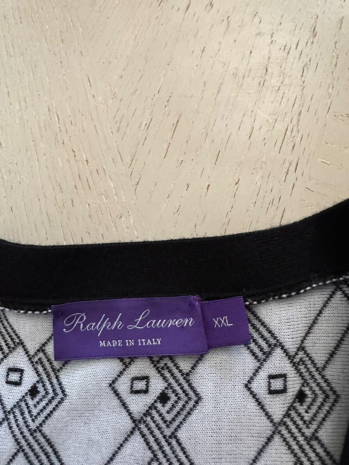 Neu mit Etikett: 1695 $ Ralph Lauren Purple Label Herren-Cardigan-Kaschmirpullover Schwarz XXL Ita