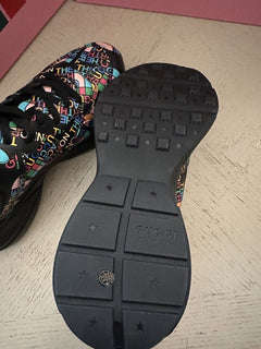 Новые кожаные мужские кроссовки Gucci The North Face X за 1300 долларов, черные 6,5 US/6GUK 685739