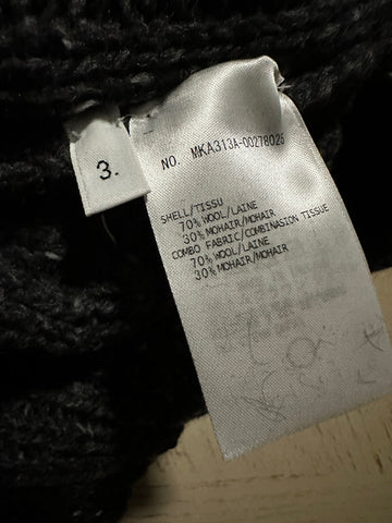 Neu mit Etikett: Thom Browne Herren-Pullover aus Wolle und Mohair mit Zopfmuster, DK Grau, L (3), Irland