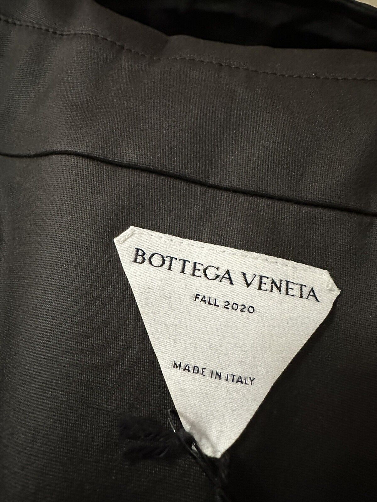 New $3100 Bottega Veneta Men Stretch Cotton Trench Coat Color DK Chocolate L