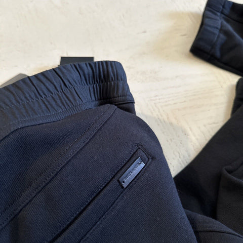 Neue 790 $ Saint Laurent Herren-Jogginghose aus Baumwolle mit Kordelzug, Schwarz, Größe XL