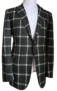 NWT $9525 Kiton Men’s Cashmere Sport Coat Blazer Jacket Green 42 US/52 Eu Italy
