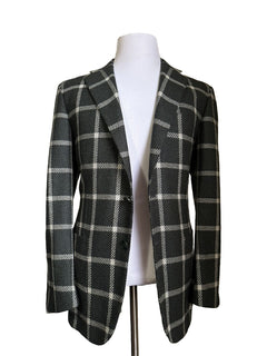 NWT $9525 Kiton Men’s Cashmere Sport Coat Blazer Jacket Green 42 US/52 Eu Italy