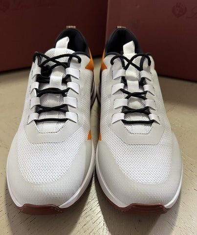 NIB $950 Loro Piana Week End Walk Performance Mesh Sneakers Weiß/Or. 10 US/43 E