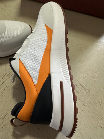 NIB $950 Loro Piana Week End Walk Performance Mesh Sneakers Weiß/Or. 10 US/43 E