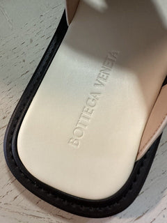 NIB $760 Bottega Veneta Men Vienna Calf Leather Sandal Ivory 12 US/45 Eu