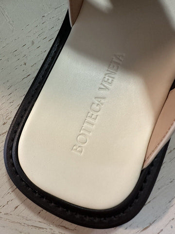 NIB $760 Bottega Veneta Men Vienna Calf Leather Sandal Ivory 12 US/45 Eu