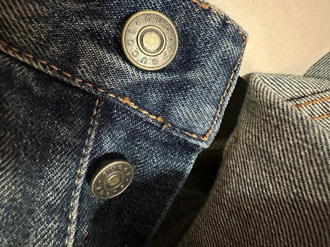Neue 1280 $ Gucci Herren Jeans Denim Hose Blau 36 US Italien