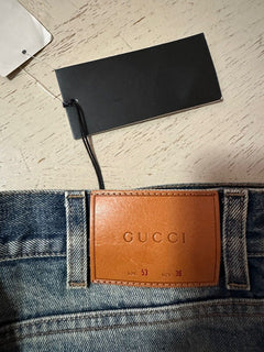 Новые мужские джинсы Gucci, синие джинсовые брюки, 36 долларов, США, Италия, 1280 долларов.