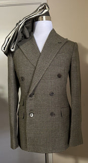 Neu $4995 Ralph Lauren Purple Label Zweireihiger Herrenanzug Grün/Mul. 40 US/50