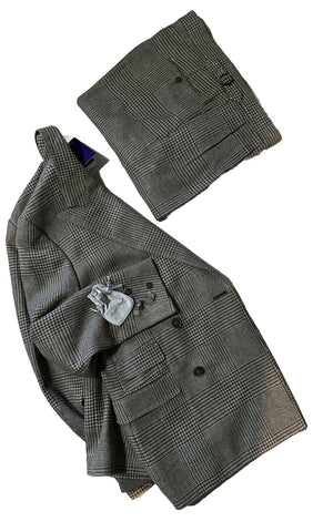 Neu $4995 Ralph Lauren Purple Label Zweireihiger Herrenanzug Grün/Mul. 40 US/50