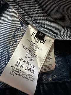 Мужская джинсовая куртка оверсайз Moonlight Fendi 42 US/52 Ita FW1131, NWT 1950 долларов США
