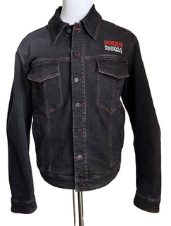 NWT $1980 Fendi Men’s Denim Jacket Black 42 US/52 Ita FW0428