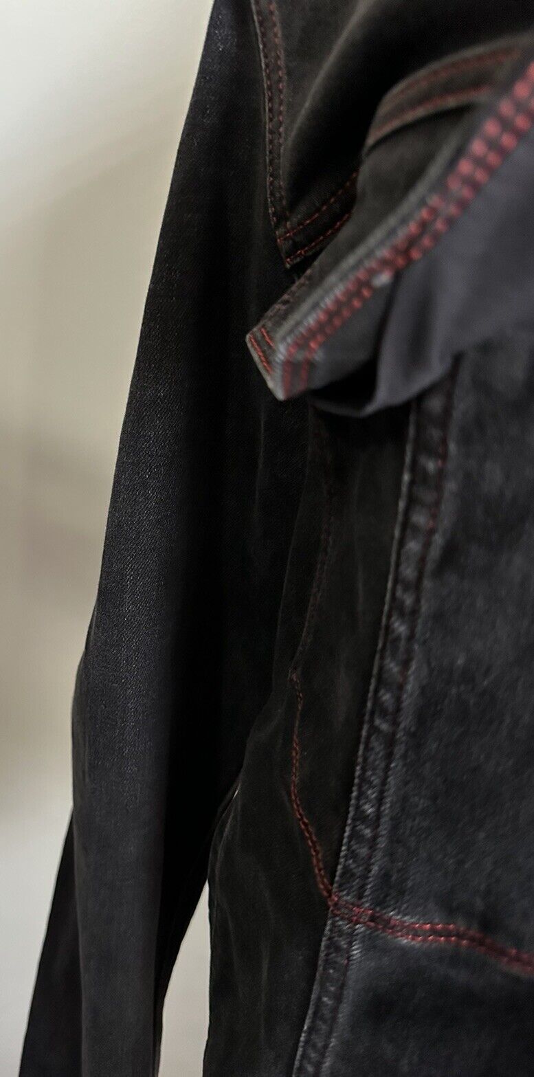 NWT $1980 Мужская джинсовая куртка Fendi черная 42 US/52 Ita FW0428