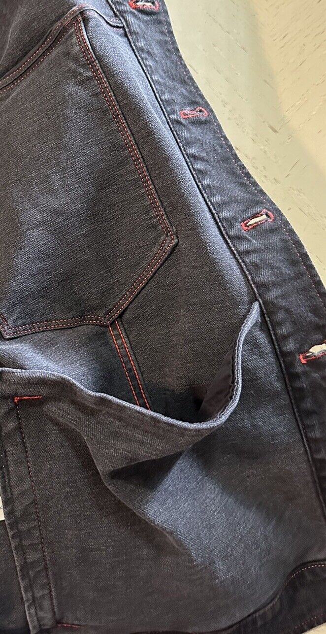NWT $1980 Мужская джинсовая куртка Fendi черная 44 US/54 Ita FW0428