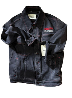 NWT $1980 Fendi Men’s Denim Jacket Black 44 US/54 Ita FW0428