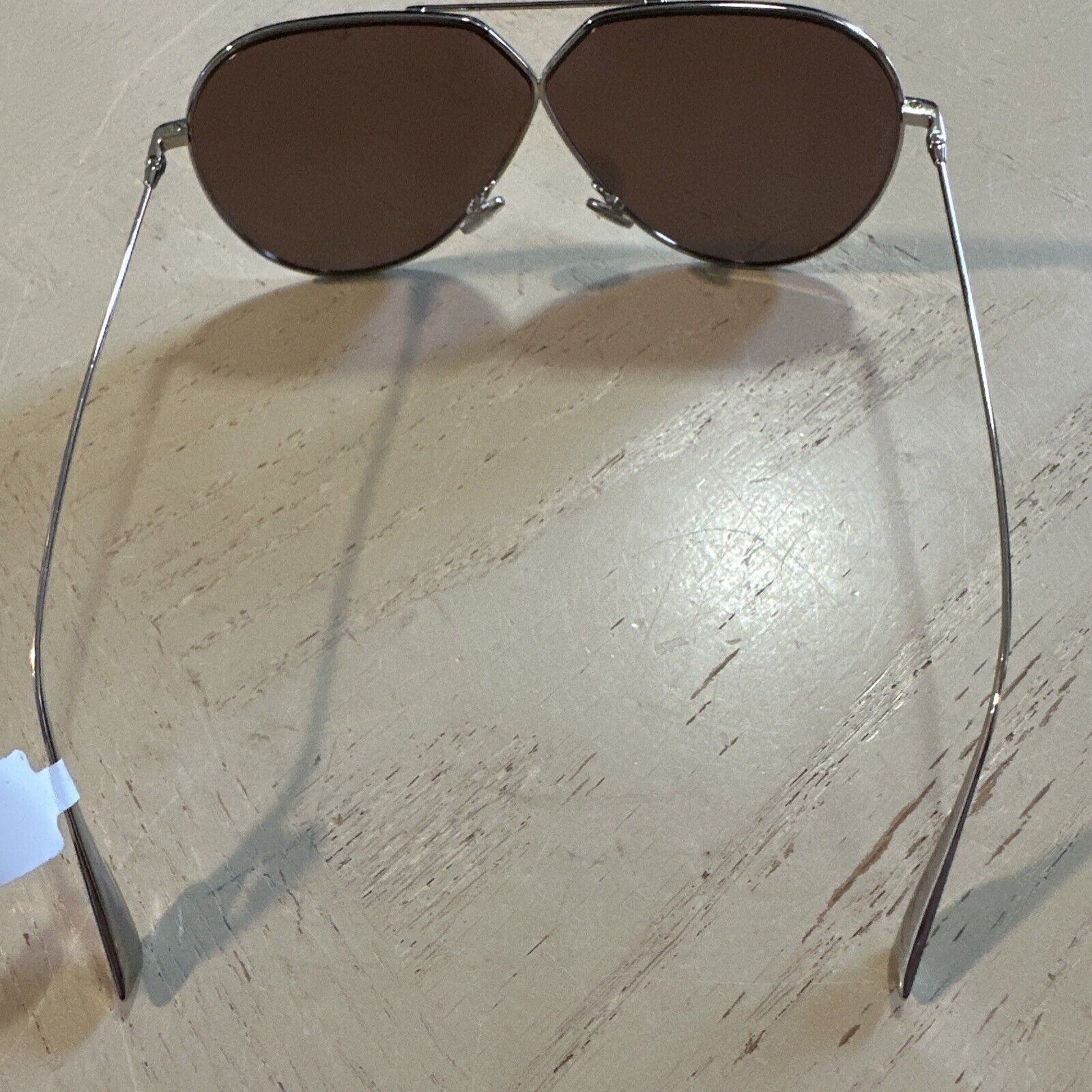 New $420 Dior 55Mm Aviator Sunglasses Polarized Color CHAMPAGNE O10SQ