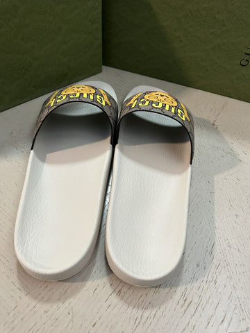 Мужские сандалии NIB Gucci с логотипом GG, бежевые, 15, США/14, Великобритания