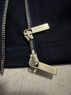 NWT $1150 Thom Browne Мужская куртка с полосками по бокам Черная спортивная куртка на молнии 2 (M)