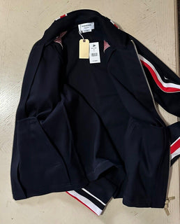 NWT $1150 Thom Browne Мужская куртка с полосками по бокам Черная спортивная куртка на молнии 2 (M)