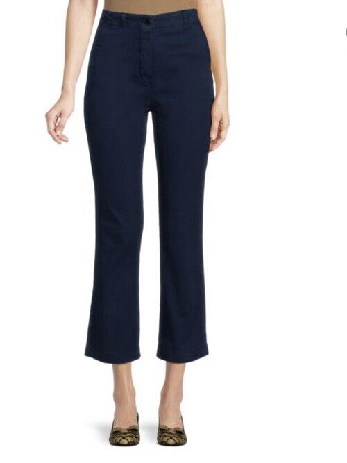 New $725 Loro Piana Derrien Cotton Blend Casual Pants DK Blue 38/4 Italy