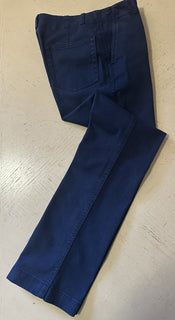 New $725 Loro Piana Derrien Cotton Blend Casual Pants DK Blue 38/4 Italy