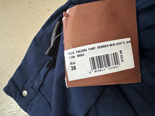 New $725 Loro Piana Derrien Cotton Blend Casual Pants DK Blue 38/4 Italy