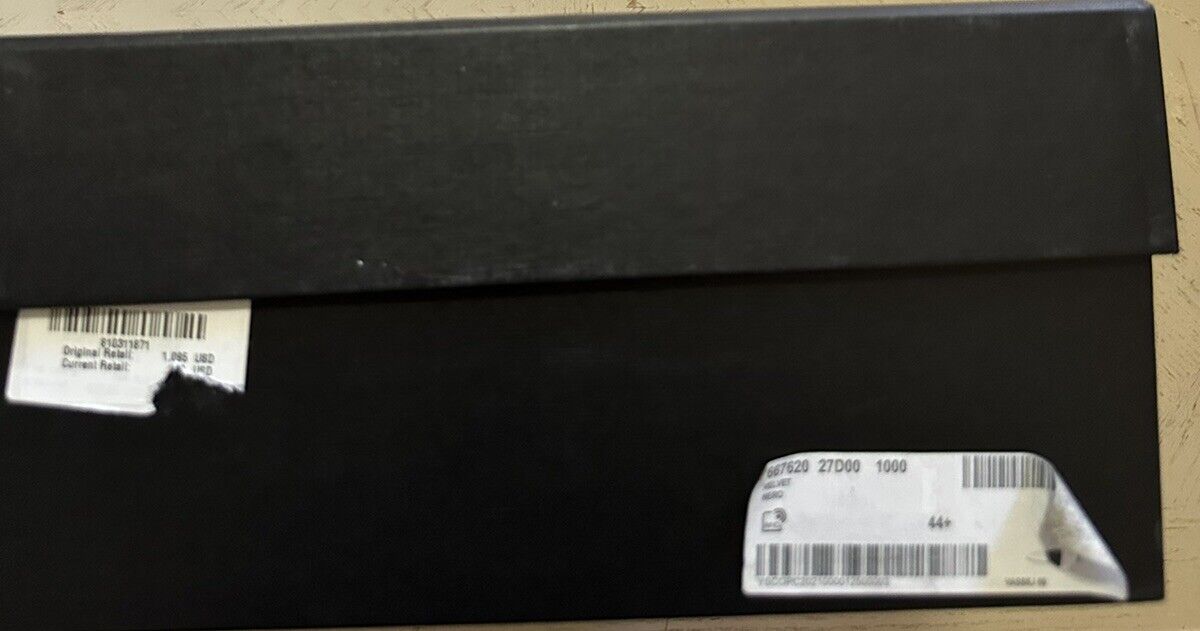 NIB $1095 Saint Laurent Men Lukas Suede Boots Shoes Black 11.5 US/44.5 Eu 667620