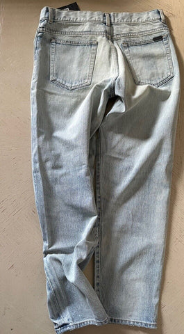 NWT $790 Saint Laurent Men’s Jeans Carrot Pants LT Blue 32 US Italy