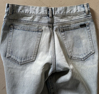 NWT $790 Saint Laurent Men’s Jeans Carrot Pants LT Blue 32 US Italy