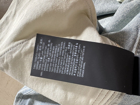 NWT $790 Saint Laurent Men’s Jeans Carrot Pants LT Blue 32 US Italy