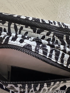 New Saint Laurent CROSSBODY BAG in leopard print nvlon Black/White