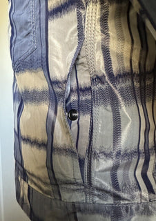 NWT $2795 Giorgio Armani Men’s Jacket Blazer Blue/Ivory 42 US/52 Eu