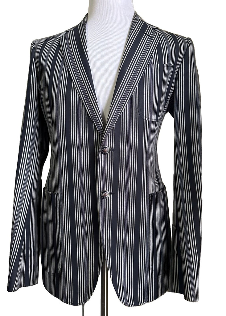 $2780 Gucci Tom Ford Men Iconic Sport Coat Blazer Navy/White 42R US/52R Eu