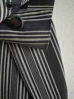 $2780 Gucci Tom Ford Men Iconic Sport Coat Blazer Navy/White 42R US/52R Eu
