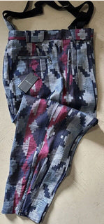 NWT $1895 Giorgio Armani Mens Jogging Pants Blue/Red/Multi 40 US/56 Eu Italy