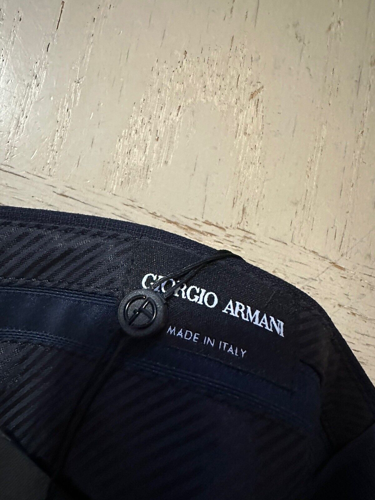 NWT $695 Giorgio Armani Mens Drsss Pants Navy 40 US/56 Eu Italy