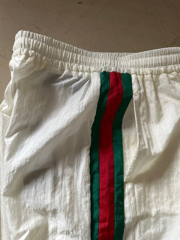 NWT $1100 Gucci Men’s Short Pants White/Green/Red Size S Italy