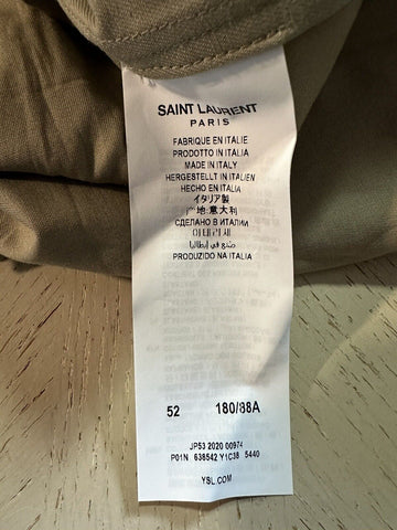NWT $850 Saint Laurent Men Short Pants Beige Size 36 US/52 Su Italy