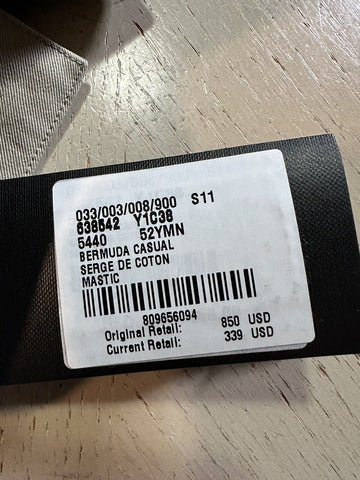 NWT $850 Saint Laurent Men Short Pants Beige Size 36 US/52 Su Italy