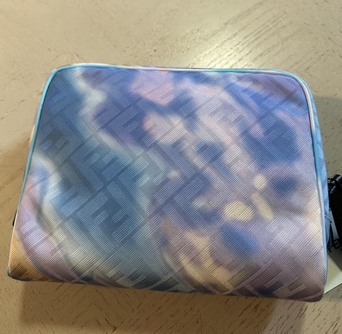 New $720 Fendi Zipper Toiletry Travel Bag Color Azzurro Italy